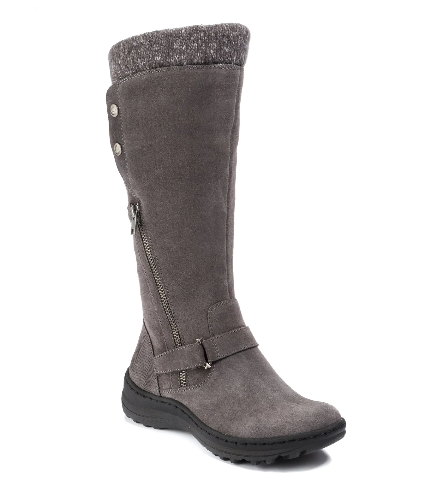 Baretraps Cold Weather Boots-Adele Cold Weather Tall Boot Gunmetal
