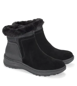 Baretraps Cold Weather Boots-Aidan Cold Weather Bootie BlackSuede