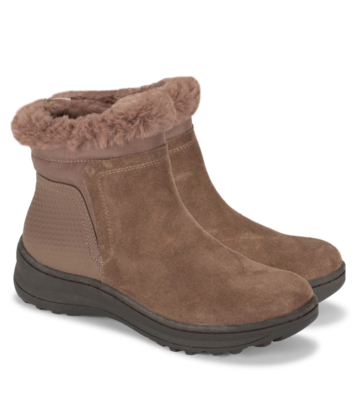 Baretraps Cold Weather Boots-Aidan Cold Weather Bootie MushroomSuede