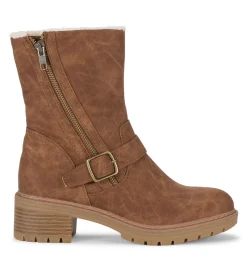 Baretraps Booties-Alary Mid Calf Boot Brown