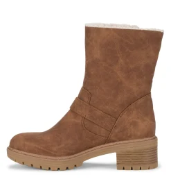 Baretraps Booties-Alary Mid Calf Boot Brown