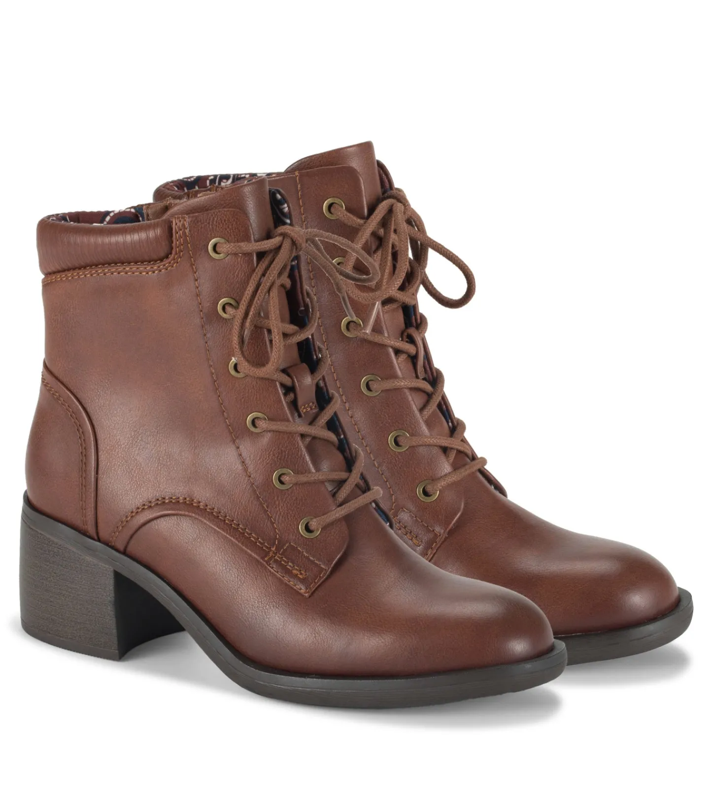 Baretraps Booties-Allister Lace Up Bootie BrushBrown