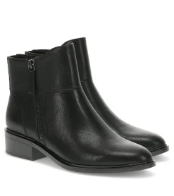 Baretraps Booties-Alona Block Heel Bootie Black
