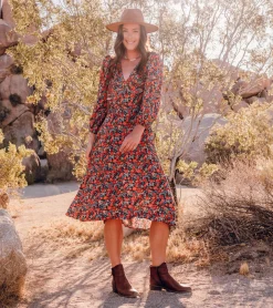 Baretraps Booties-Alona Block Heel Bootie Cognac