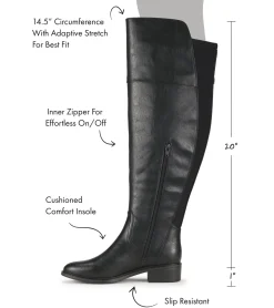 Baretraps Knee High Boots-Anika Tall Boot Black