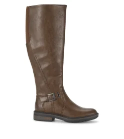 Baretraps Knee High Boots-Autumn Riding Boot Mushroom