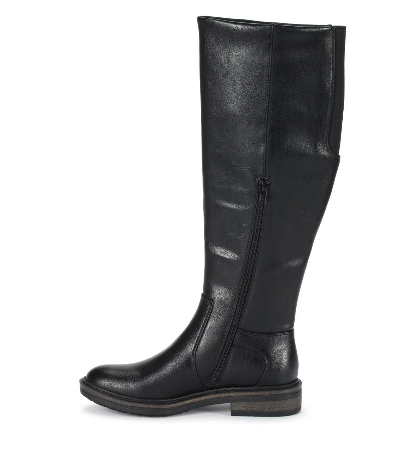 Baretraps Wide Calf Boots|Knee High Boots-Autumn Wide Calf Riding Boot Black