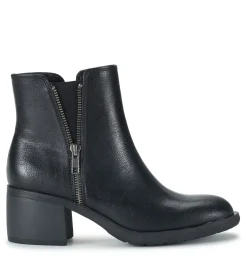 Baretraps Booties-Avery Block Heel Bootie Black