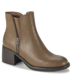Baretraps Booties-Avery Block Heel Bootie Truffle