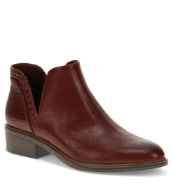 Baretraps Booties-Avril Ankle Bootie Mahogany