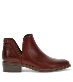 Baretraps Booties-Avril Ankle Bootie Mahogany