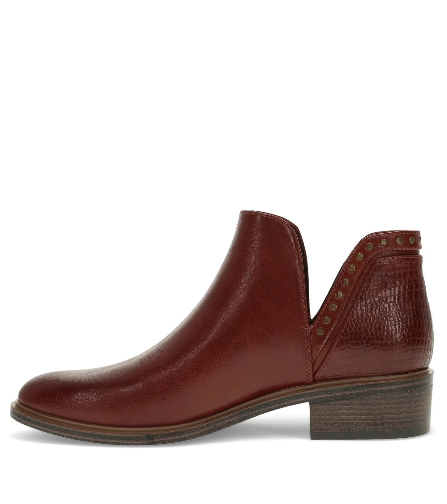 Baretraps Booties-Avril Ankle Bootie Mahogany