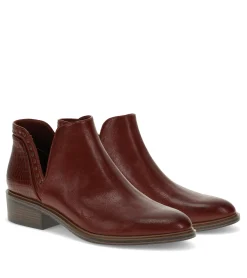 Baretraps Booties-Avril Ankle Bootie Mahogany