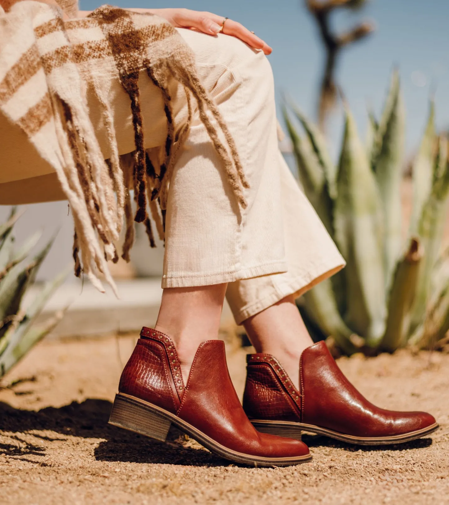 Baretraps Booties-Avril Ankle Bootie Mahogany