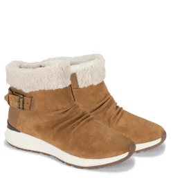 Baretraps Booties|Cold Weather Boots-Becki Cold Weather Bootie CognacMultiSuede