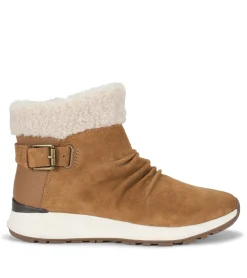 Baretraps Booties|Cold Weather Boots-Becki Cold Weather Bootie CognacMultiSuede