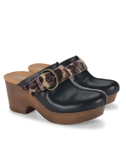 Baretraps Clogs & Mules-Belita Clog Black/Brown