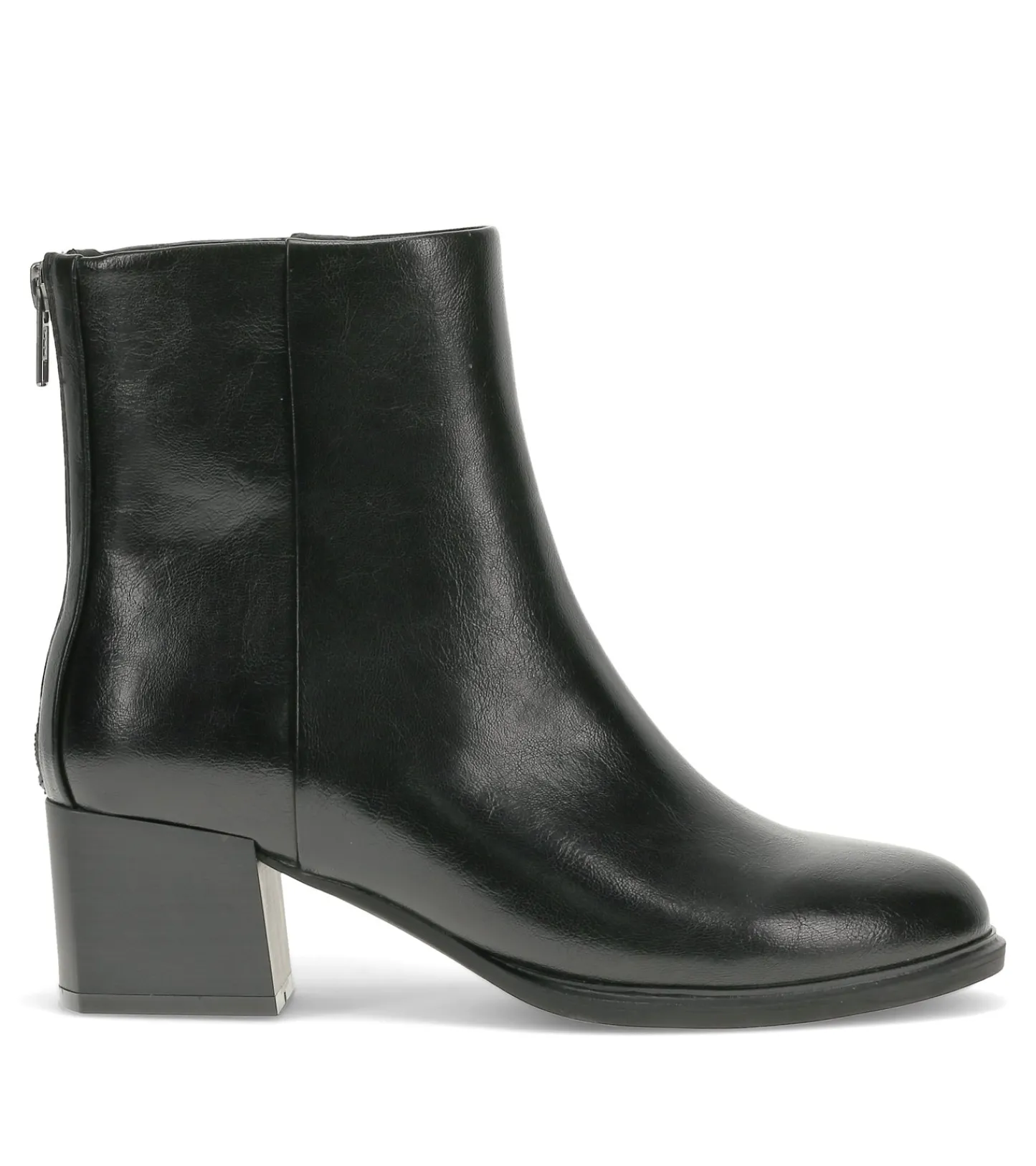 Baretraps Booties-Bessie Block Heel Bootie Black