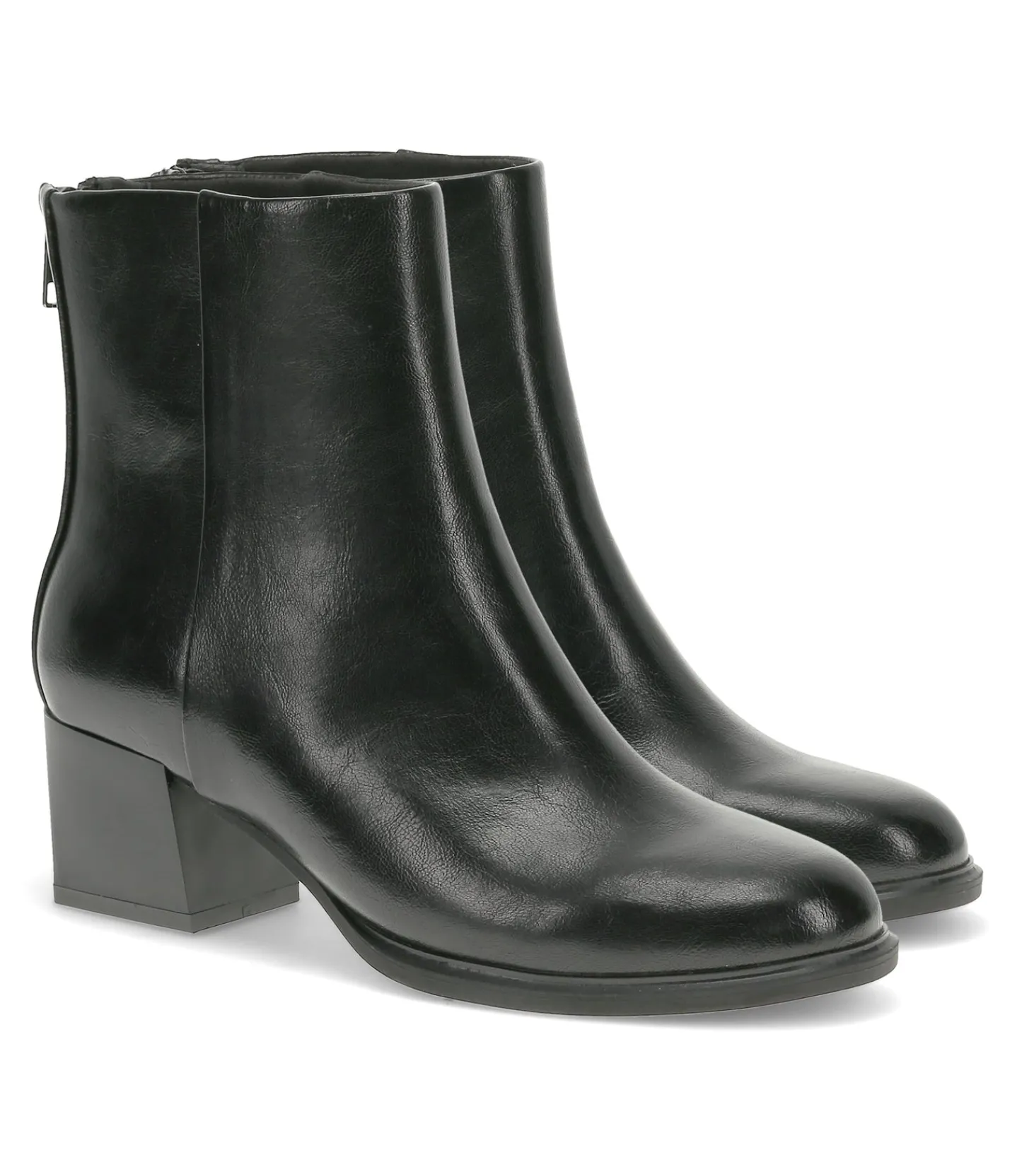 Baretraps Booties-Bessie Block Heel Bootie Black
