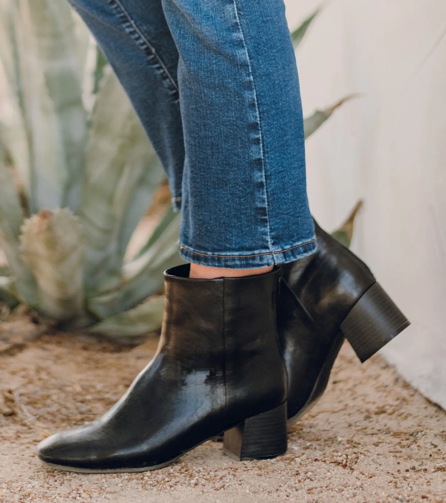 Baretraps Booties-Bessie Block Heel Bootie Black