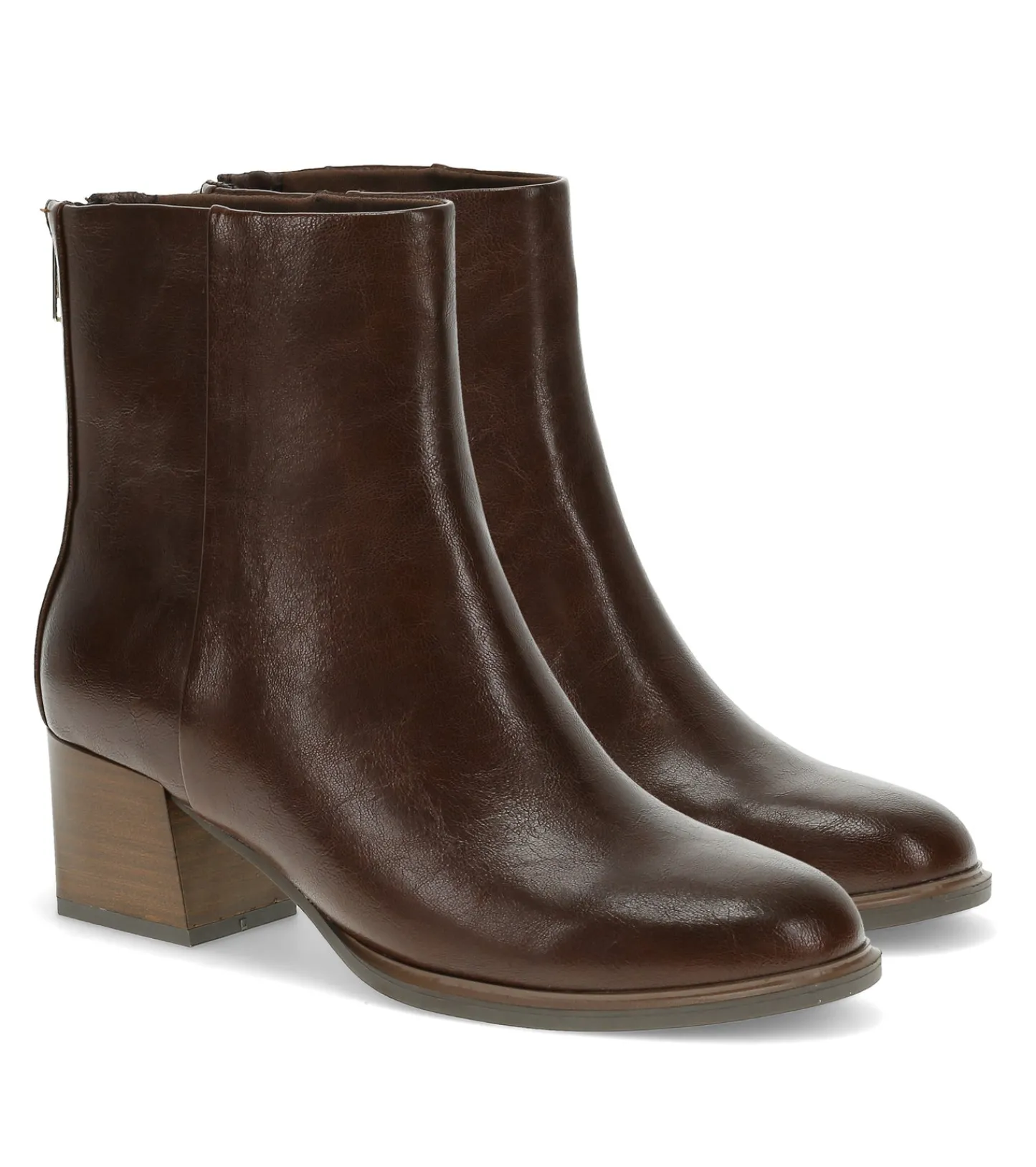 Baretraps Booties-Bessie Block Heel Bootie Bloodstone