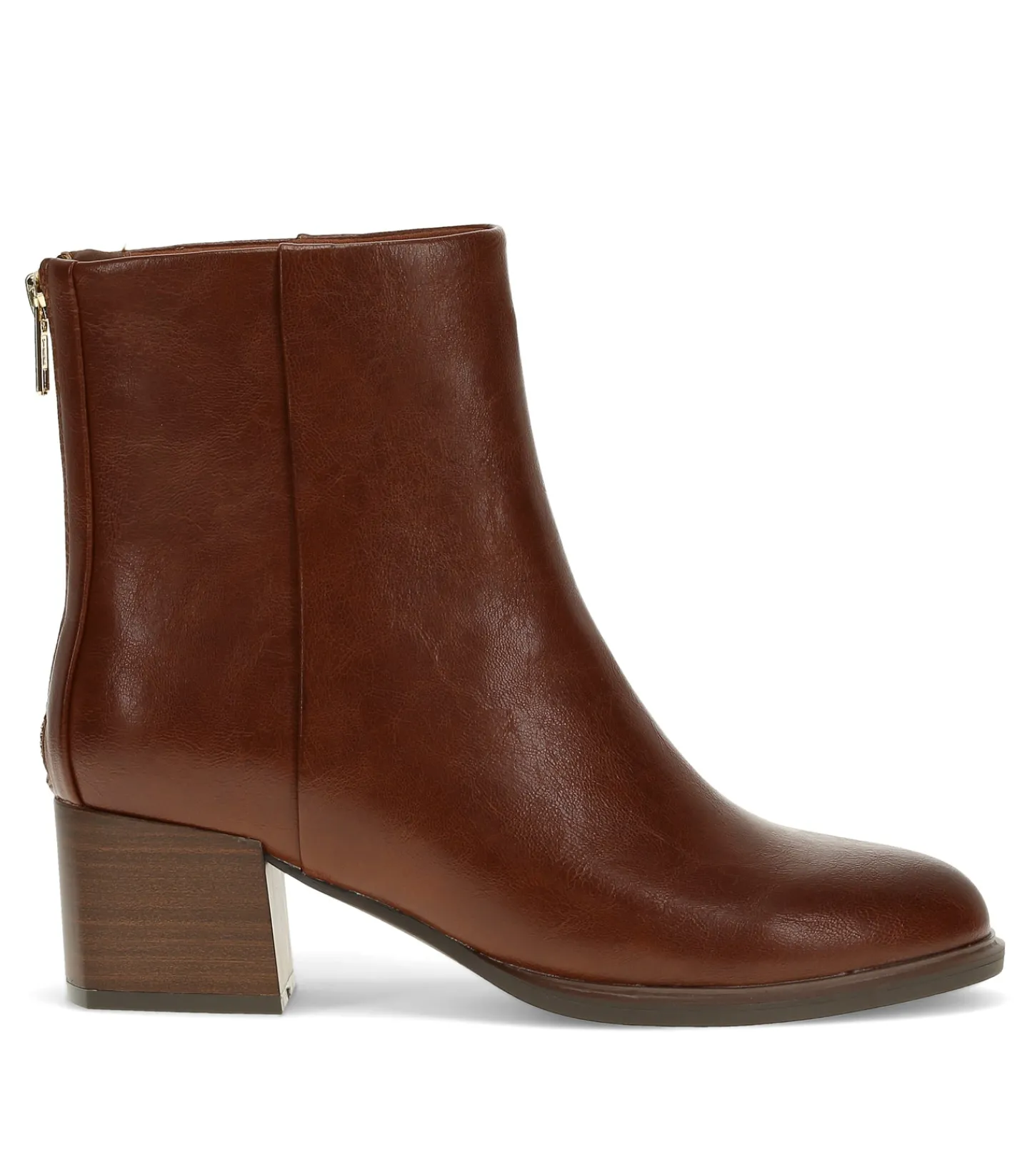 Baretraps Booties-Bessie Block Heel Bootie Mahogany