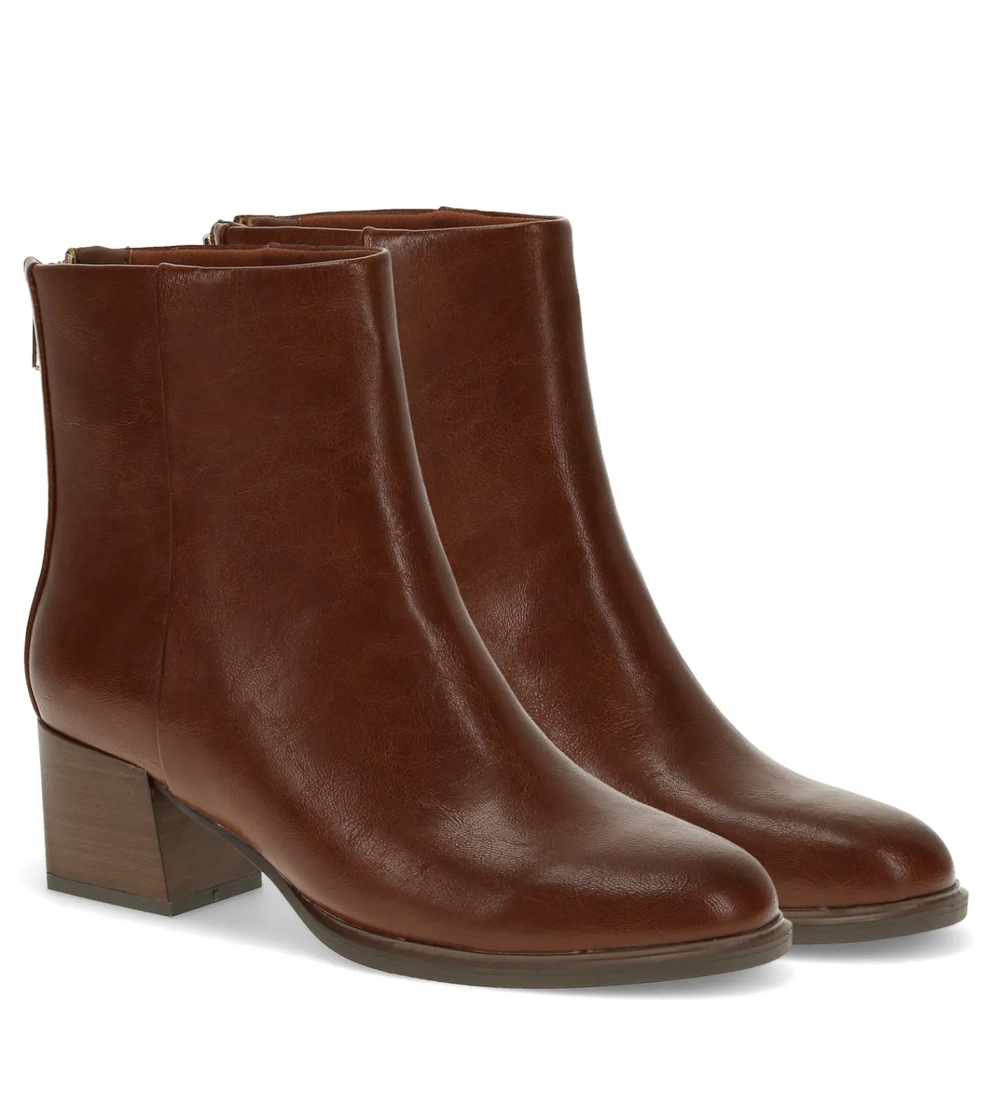 Baretraps Booties-Bessie Block Heel Bootie Mahogany