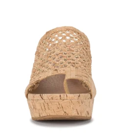 Baretraps Wedge Sandals|Slides & Slip On Sandals-Bethie Wedge Sandal NaturalCork