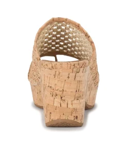Baretraps Wedge Sandals|Slides & Slip On Sandals-Bethie Wedge Sandal NaturalCork