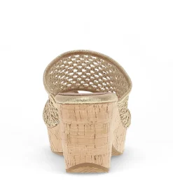 Baretraps Wedge Sandals|Slides & Slip On Sandals-Bethie Wedge Sandal OldGold