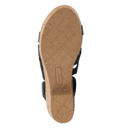 Baretraps Wedge Sandals-Bonita Wedge Sandal Black