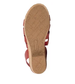Baretraps Wedge Sandals-Bonita Wedge Sandal Red