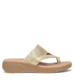 Baretraps Slides & Slip On Sandals-Brett Slide Sandal OldGold