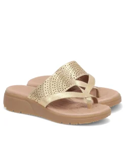 Baretraps Slides & Slip On Sandals-Brett Slide Sandal OldGold