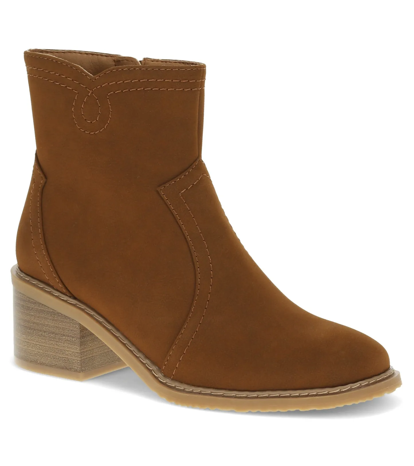 Baretraps Booties-Calloway Block Heel Bootie Nutshell