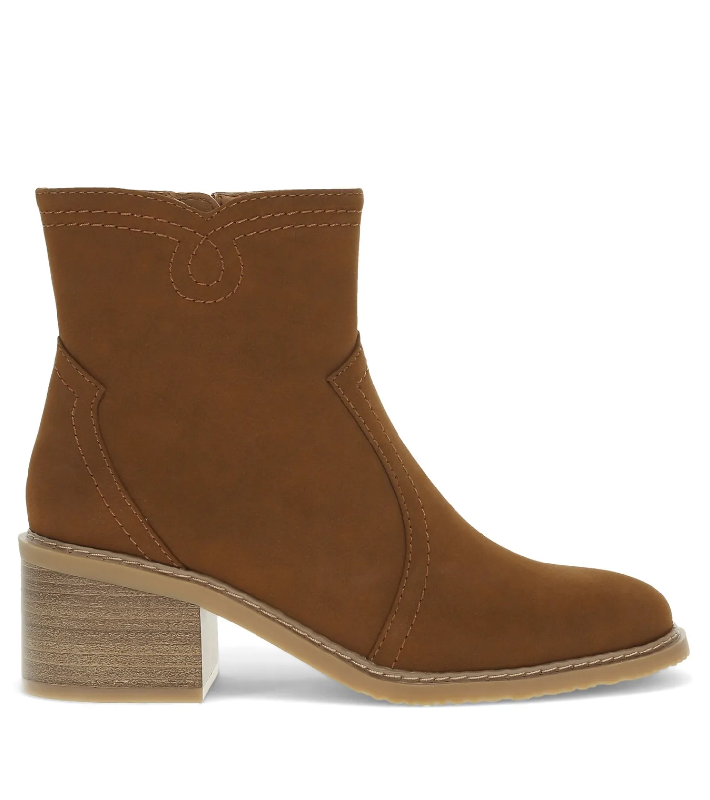 Baretraps Booties-Calloway Block Heel Bootie Nutshell