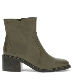 Baretraps Booties-Calloway Block Heel Bootie MossMist
