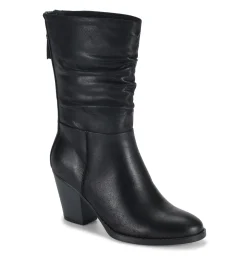 Baretraps Knee High Boots-Camila Mid Calf Boot Black