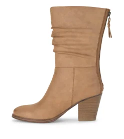 Baretraps Knee High Boots-Camila Mid Calf Boot SaltedCaramel