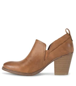Baretraps Booties-Caroline Ankle Bootie Cognac