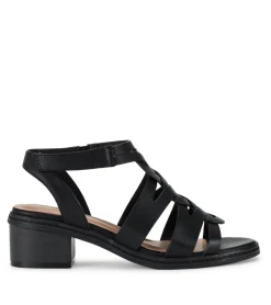Baretraps Classic Comfort Sandals-Celina Block Heel Sandal Black