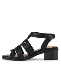 Baretraps Classic Comfort Sandals-Celina Block Heel Sandal Black