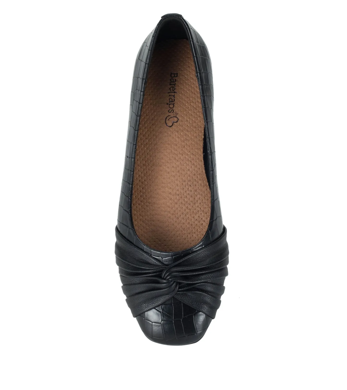 Baretraps Flats & Loafers-Chainey Casual Flat BlackCroco