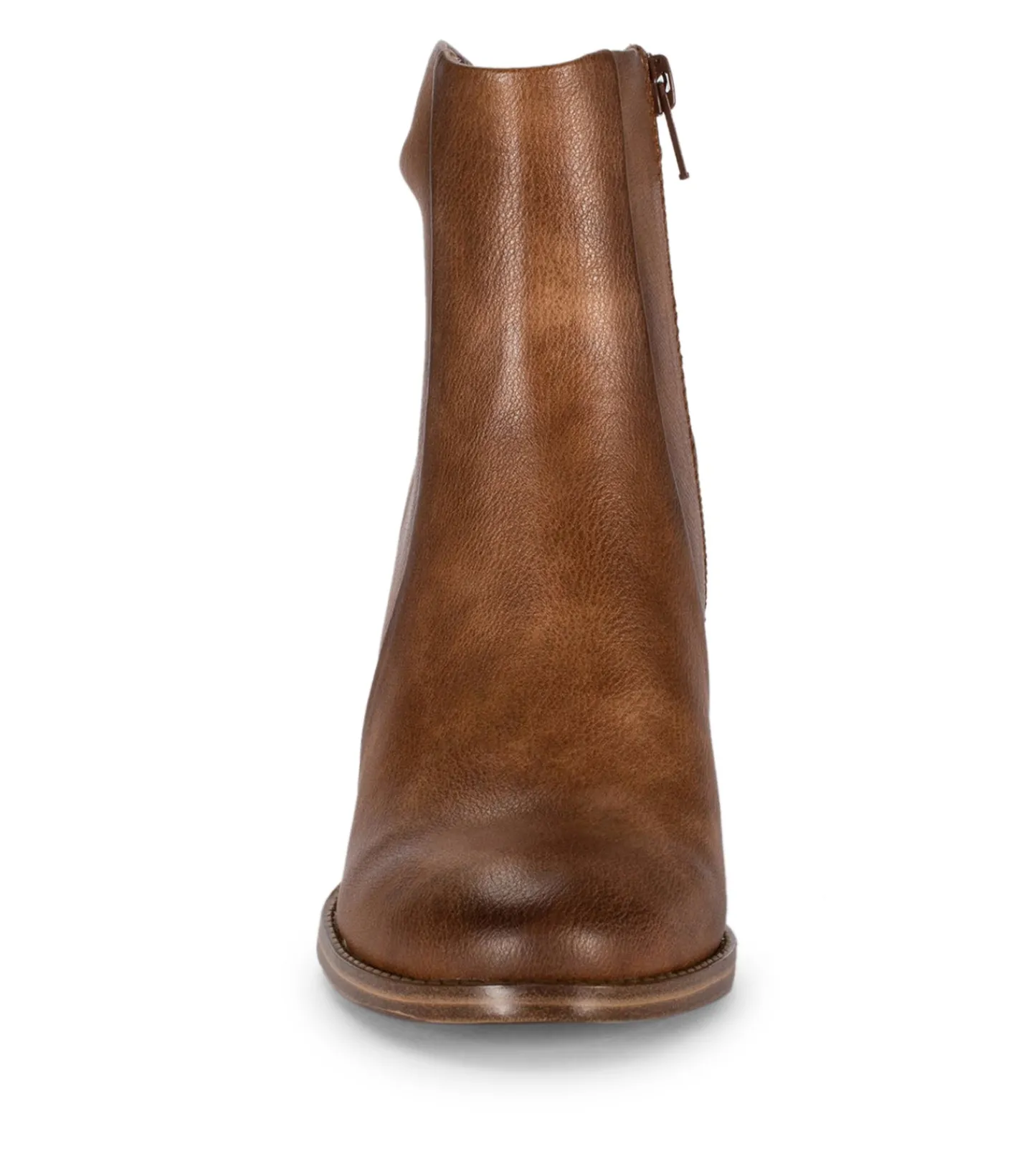 Baretraps Booties-Charee Block Heel Bootie BrushBrown