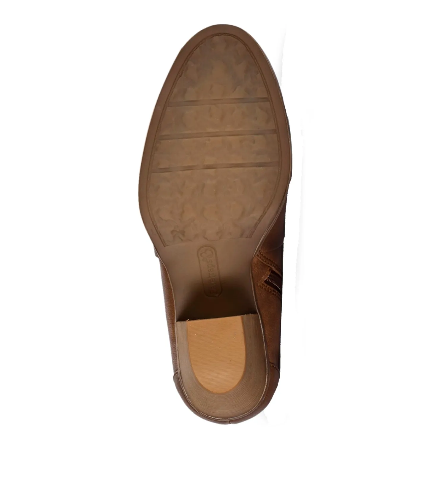 Baretraps Booties-Charee Block Heel Bootie BrushBrown