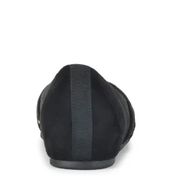 Baretraps Flats & Loafers-Charlie Flat Black/OldGold