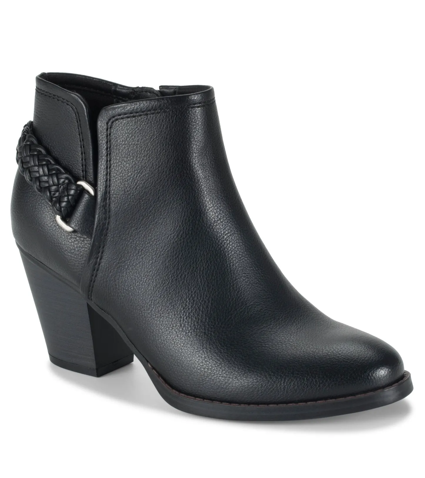 Baretraps Booties-Charlotte Block Heel Bootie Black