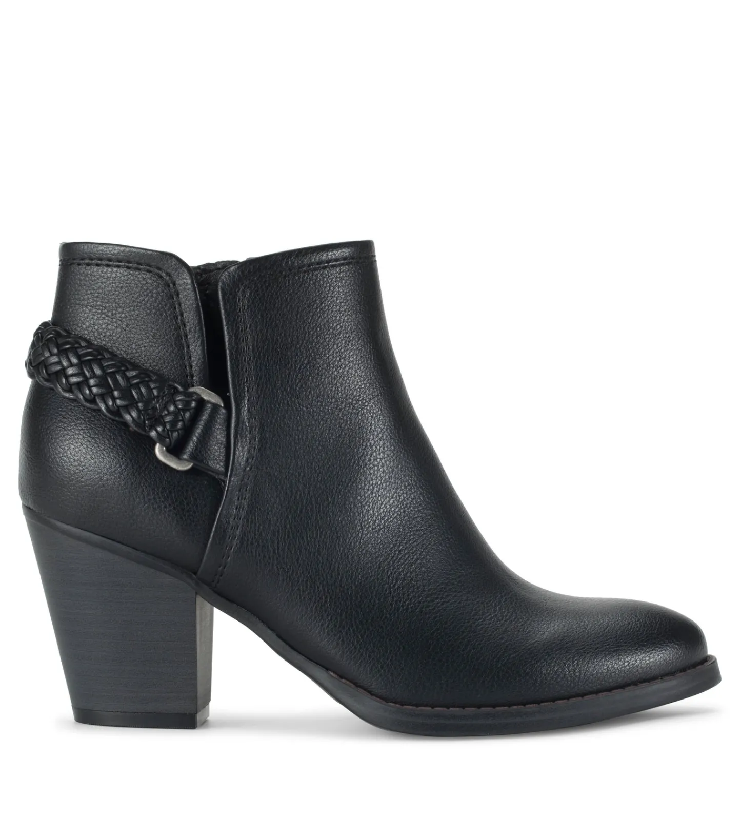 Baretraps Booties-Charlotte Block Heel Bootie Black