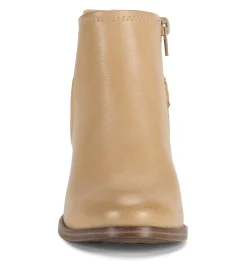 Baretraps Booties-Charlotte Block Heel Bootie Camel