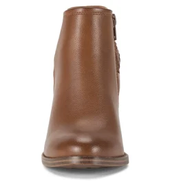 Baretraps Booties-Charlotte Block Heel Bootie Walnut